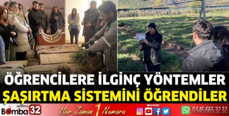 Öğrencilere ilginç yöntemler
