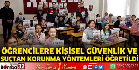 Öğrencilere kişisel güvenlik ve suçtan korunma yöntemleri öğretildi 