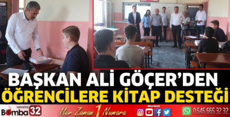 Öğrencilere kitap desteği