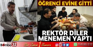 Öğrencilere menemen yaptı