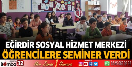Öğrencilere seminer verildi