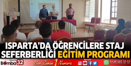 Öğrencilere Staj Seferberliği Eğitimi 