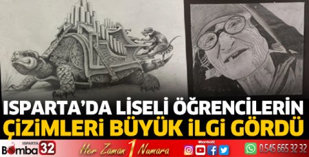 Öğrencilerin çizimleri büyük beğeni topladı