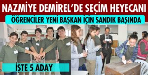 ÖĞRENCİLERİN SEÇİM HEYECANI!