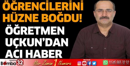 Öğrencilerini hüzne boğdu 