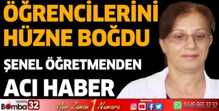 Öğrencilerini hüzne boğdu 