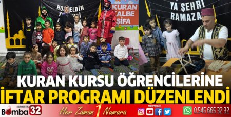 Öğrencilerle iftar programı yapıldı 