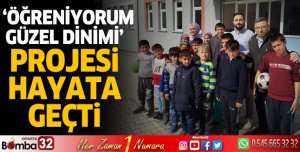 'Öğreniyorum güzel dinimi' projesi