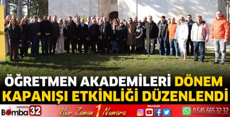 Öğretmen Akademileri Dönem Kapanışı etkinliği düzenlendi 