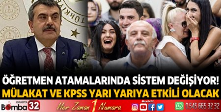 Öğretmen atamalarında sistem değişiyor!