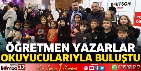 Öğretmen yazarlar okuyucularıyla buluştu