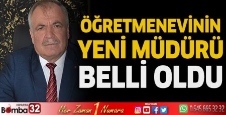Öğretmenevinin yeni müdürü belli oldu