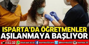 Öğretmenler aşılanıyor