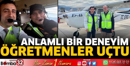 Öğretmenler uçtu