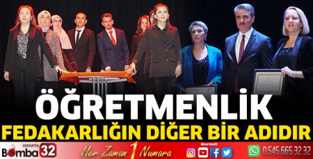 Öğretmenlik, fedakarlığın diğer bir adıdır