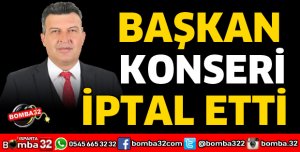 OĞUZ YILMAZ VE CANAN BAYRAM KONSERİ İPTAL EDİLDİ