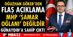 OĞUZHAN GÖKER'DEN FLAŞ AÇIKLAMA