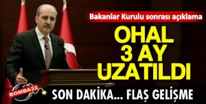 OHAL 3 AY DAHA UZATILDI