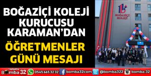 OKAY KARAMAN’DAN ÖĞRETMENLER GÜNÜ MESAJI