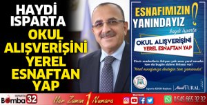 Okul alışverişlerini yerel esnaftan yap