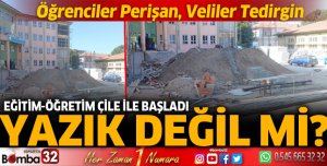 Okul binalarındaki çalışmalar çileye döndü