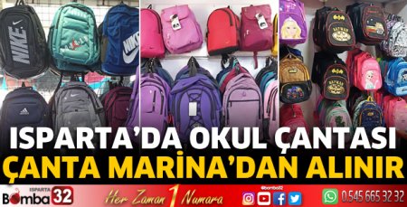 Okul Çantası ‘Çanta Marina’dan alınır 