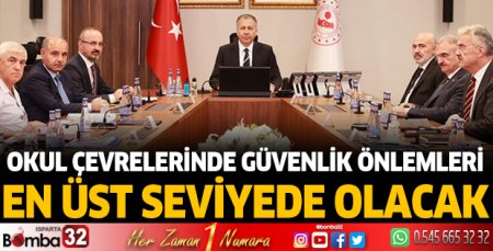 Okul çevrelerinde güvenlik önlemleri en üst seviyede olacak