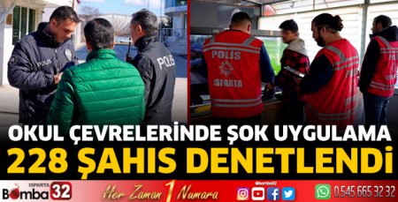 Okul çevrelerinde şok uygulama
