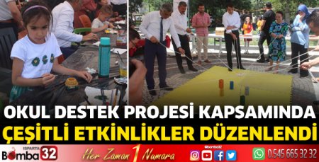 Okul Destek Projesi düzenlendi