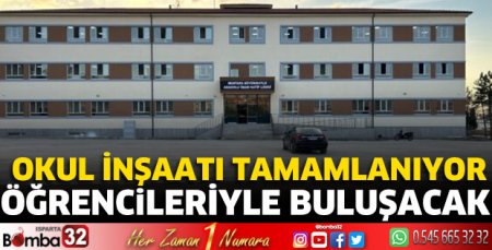 Okul inşaatı tamamlanıyor
