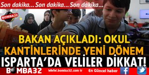 OKUL KANTİNLERİNDE YENİ DÖNEM