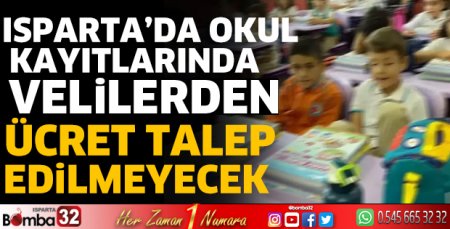 Okul kayıtlarında hiçbir ücret talep edilmeyecek