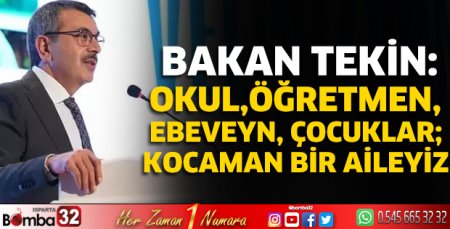 Okul, öğretmen, ebeveyn, çocuklar; kocaman bir aileyiz