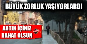 Okul yolu güvenli hale geldi