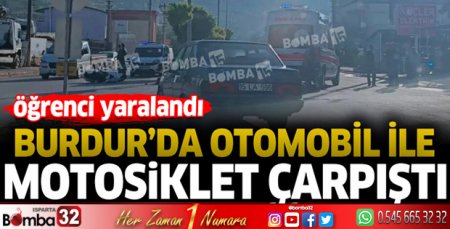 Okula giderken kaza yapan kız öğrenci yaralandı