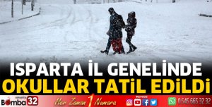 Okullar tatil edildi