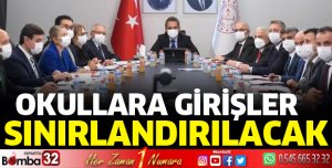 Okullara girişler sınırlandırılacak