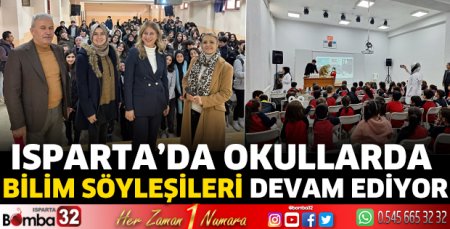 Okullarda ‘Bilim Söyleşileri’ devam ediyor