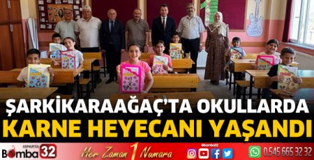 Okullarda karne heyecanı