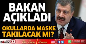 Okullarda maske takılacak mı?