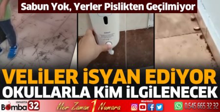 Okullarda temizlik sorunu yaşanıyor