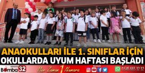 Okullarda uyum haftası başladı