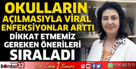 Okulların açılmasıyla viral enfeksiyonlar arttı