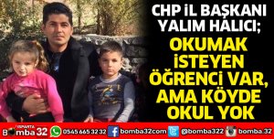 Okumak isteyen öğrenci var, ama köyde okul yok
