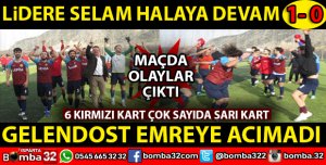OLAYLI MAÇ'TA GELENDOSTSPOR EMRESPOR'U YENDİ