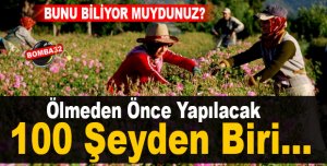 Ölmeden Önce Yapılacak 100 Şeyden Biri...