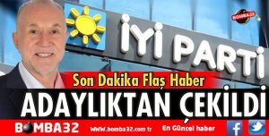 ÖMER BİLGİN ADAYLIKTAN ÇEKİLDİ