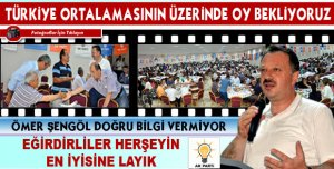 ÖMER ŞENGÖL DOĞRU BİLGİ VERMİYOR