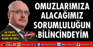 OMUZLARIMIZA ALACAĞIMIZ SORUMLULUĞUN BİLİNCİNDEYİM