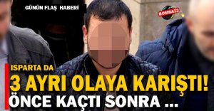 ÖNCE KAÇTI SONRA ....